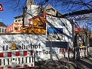 Baustelle U-Bahnhof Sendlinger Tor: Besichtigung künftiges Erweiterungsbauwerk Blumenstr 